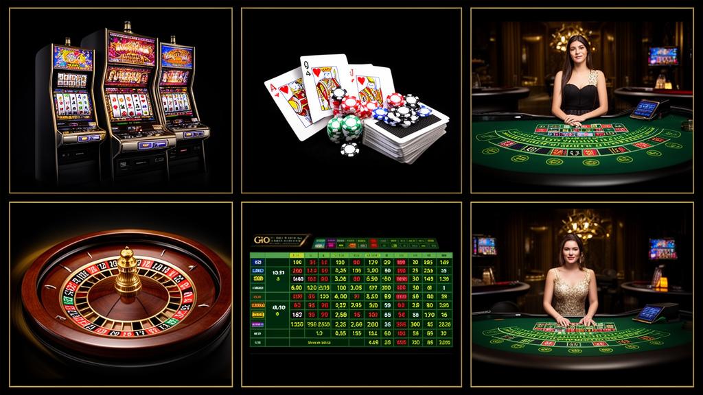 مجموعة ألعاب باجي المتنوعة - سلوتس وروليت وبلاك جاك وكازينو مباشر